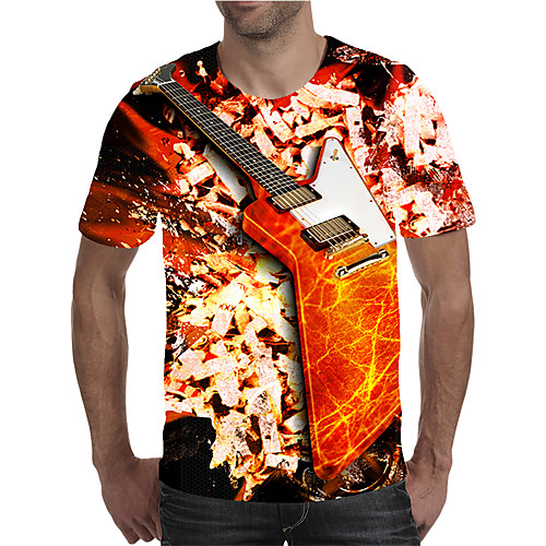 Men's Holiday Going out Street chic / Exaggerated T-shirt - Geometric / Color Block / 3D Print Rainbow
Men's Holiday Going out Street chic / Exaggerated T-shirt - Geometric / Color Block / 3D Print Rainbow