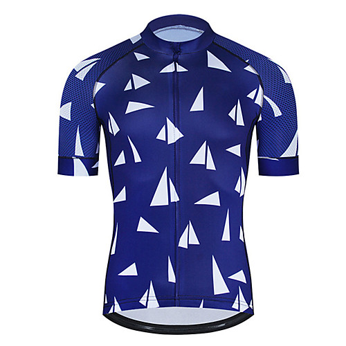 21Grams Men's Short Sleeve Cycling Jersey Blue / White Bike Jersey Top Mountain Bike MTB Road Bike Cycling UV Resistant Breathable Quick Dry Sports Clothing Apparel / Stretchy
21Grams Men's Short Sleeve Cycling Jersey Blue / White Bike Jersey Top Mountain Bike MTB Road Bike Cycling UV Resistant Breathable Quick Dry Sports Clothing Apparel / Stretchy