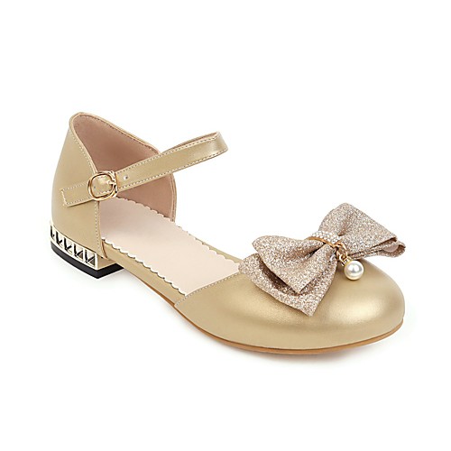 Girls' Flower Girl Shoes PU Flats Big Kids(7years ) Bowknot / Buckle Gold / Silver Summer / Fall / Party & Evening
Girls' Flower Girl Shoes PU Flats Big Kids(7years ) Bowknot / Buckle Gold / Silver Summer / Fall / Party & Evening