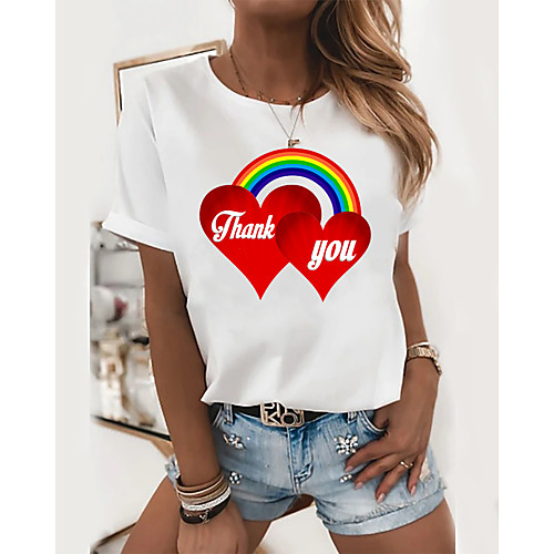 Women's Graphic 3D Print Pleated Print T-shirt Street chic Exaggerated Daily Going out Rainbow
Women's Graphic 3D Print Pleated Print T-shirt Street chic Exaggerated Daily Going out Rainbow