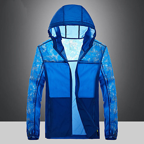 Men's Hiking Jacket Outdoor Waterproof Breathable Quick Dry Anti-Eradiation Hoodie Top Fishing Climbing Beach White / Green / Royal Blue / Light Blue
Men's Hiking Jacket Outdoor Waterproof Breathable Quick Dry Anti-Eradiation Hoodie Top Fishing Climbing Beach White / Green / Royal Blue / Light Blue