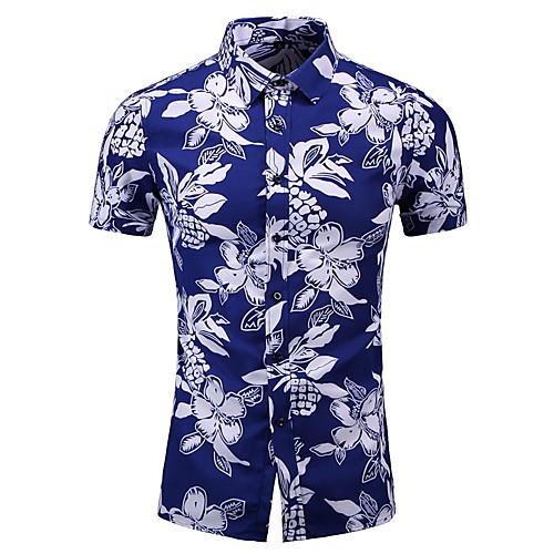 Men's Floral Shirt Basic Daily Black / Blue
Men's Floral Shirt Basic Daily Black / Blue