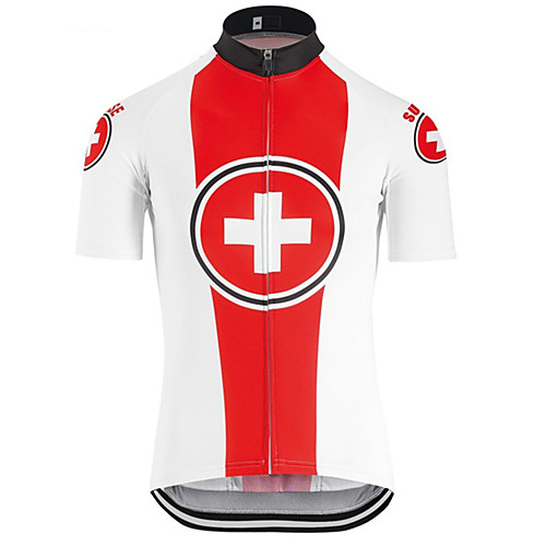 21Grams Men's Short Sleeve Cycling Jersey Red / White Bike Jersey Top Mountain Bike MTB Road Bike Cycling UV Resistant Breathable Quick Dry Sports Clothing Apparel / Stretchy
21Grams Men's Short Sleeve Cycling Jersey Red / White Bike Jersey Top Mountain Bike MTB Road Bike Cycling UV Resistant Breathable Quick Dry Sports Clothing Apparel / Stretchy