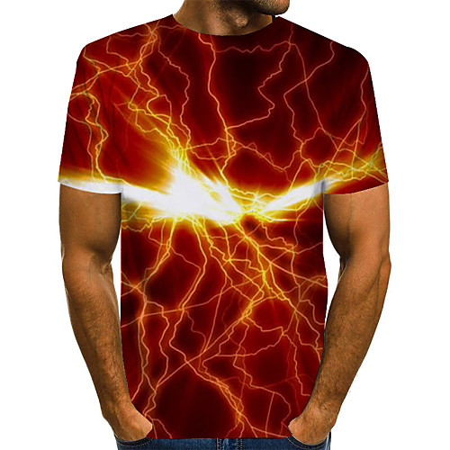 Men's Geometric 3D Print T-shirt Street chic Exaggerated Daily Going out Rainbow
Men's Geometric 3D Print T-shirt Street chic Exaggerated Daily Going out Rainbow