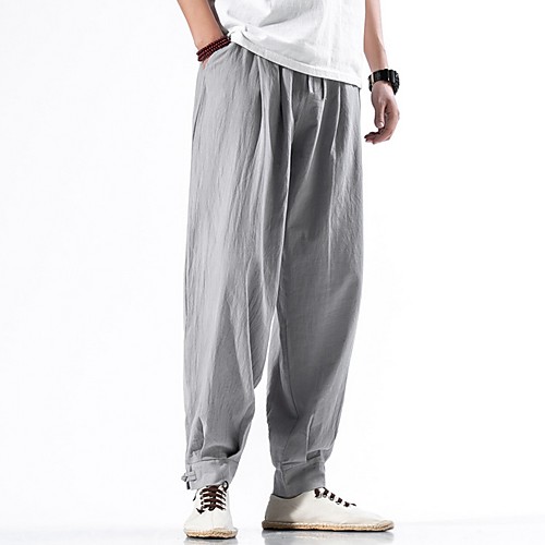 Men's Sporty / Chinoiserie Chinos Pants - Solid Colored Drawstring Comfort Wine Green Light gray US32 / UK32 / EU40 US34 / UK34 / EU42 US38 / UK38 / EU46
Men's Sporty / Chinoiserie Chinos Pants - Solid Colored Drawstring Comfort Wine Green Light gray US32 / UK32 / EU40 US34 / UK34 / EU42 US38 / UK38 / EU46