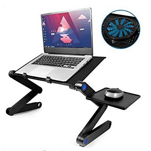 Laptop Table Adjustable Laptop Bed Table Portable Laptop Workstation Notebook Stand Reading Holder with Large Cooling Fan & Mouse PadErgonomic Lap Desk TV Bed Tray Standing Desk
Laptop Table Adjustable Laptop Bed Table Portable Laptop Workstation Notebook Stand Reading Holder with Large Cooling Fan & Mouse PadErgonomic Lap Desk TV Bed Tray Standing Desk