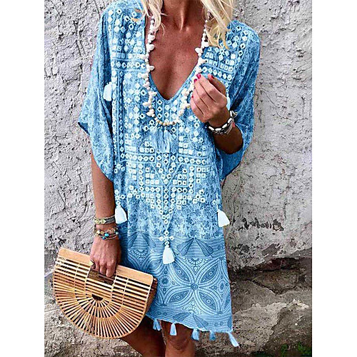 Women's 2020 Yellow Blushing Pink Spring Summer Dress Boho Street chic Daily Going out A Line Tie Dye Butterfly Sleeve Mesh Tassel Fringe S M
Women's 2020 Yellow Blushing Pink Spring Summer Dress Boho Street chic Daily Going out A Line Tie Dye Butterfly Sleeve Mesh Tassel Fringe S M