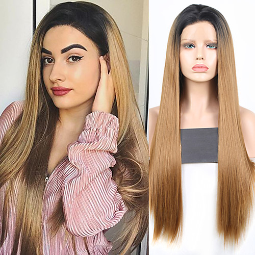 Synthetic Lace Front Wig Straight Middle Part Lace Front Wig Long Ombre Blonde Synthetic Hair 18-26 inch Women's Soft Adjustable Party Blonde Ombre
Synthetic Lace Front Wig Straight Middle Part Lace Front Wig Long Ombre Blonde Synthetic Hair 18-26 inch Women's Soft Adjustable Party Blonde Ombre