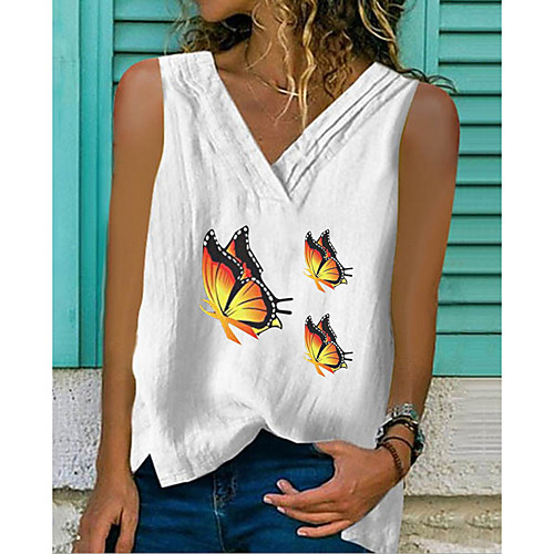 Women's Geometric Tank Top V Neck Daily Summer White Yellow Army Green Gray S M L XL 2XL 3XL
Women's Geometric Tank Top V Neck Daily Summer White Yellow Army Green Gray S M L XL 2XL 3XL