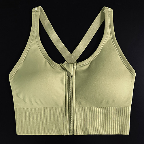 Women's Bra Top Zipper Removable Pad Fashion Pink Green Black Yoga Running Fitness Bra Top Top Sport Activewear Lightweight Breathable Comfortable Freedom Stretchy
Women's Bra Top Zipper Removable Pad Fashion Pink Green Black Yoga Running Fitness Bra Top Top Sport Activewear Lightweight Breathable Comfortable Freedom Stretchy