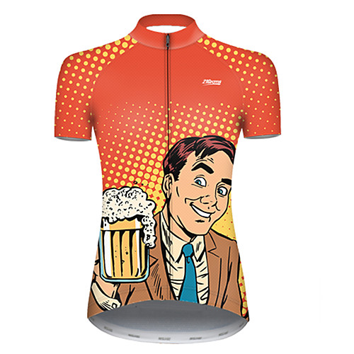 21Grams Women's Short Sleeve Cycling Jersey OrangeWhite Oktoberfest Beer Bike Top Mountain Bike MTB Road Bike Cycling Breathable Sports Clothing Apparel / Micro-elastic
21Grams Women's Short Sleeve Cycling Jersey OrangeWhite Oktoberfest Beer Bike Top Mountain Bike MTB Road Bike Cycling Breathable Sports Clothing Apparel / Micro-elastic
