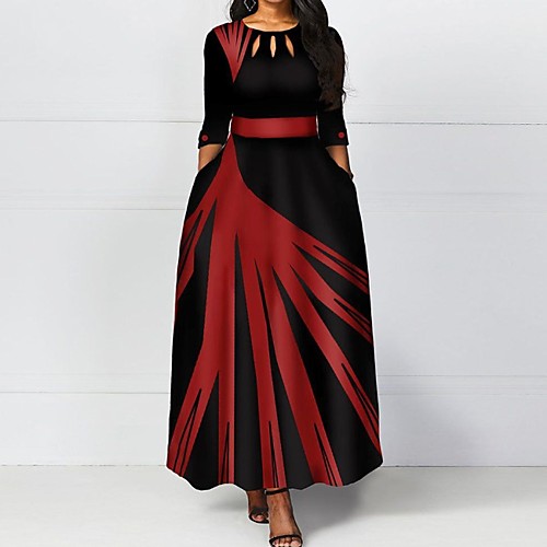 Women's A Line Dress - Half Sleeve Print Summer Street chic 2020 Wine M L XL XXL
Women's A Line Dress - Half Sleeve Print Summer Street chic 2020 Wine M L XL XXL