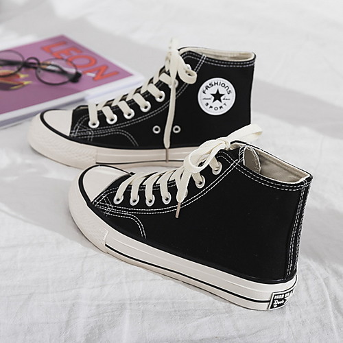 Women's Sneakers Spring / Summer Flat Heel Round Toe Daily Canvas Black / Yellow / Green
Women's Sneakers Spring / Summer Flat Heel Round Toe Daily Canvas Black / Yellow / Green