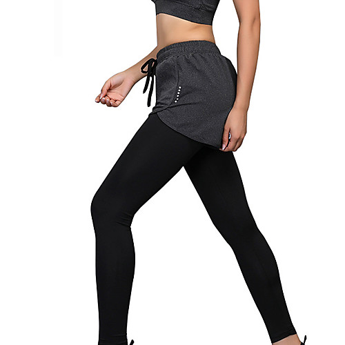 Women's Yoga Pants Winter 2 in 1 Black Grey Elastane Running Fitness Gym Workout Bottoms Sport Activewear Breathable Moisture Wicking Soft Micro-elastic
Women's Yoga Pants Winter 2 in 1 Black Grey Elastane Running Fitness Gym Workout Bottoms Sport Activewear Breathable Moisture Wicking Soft Micro-elastic