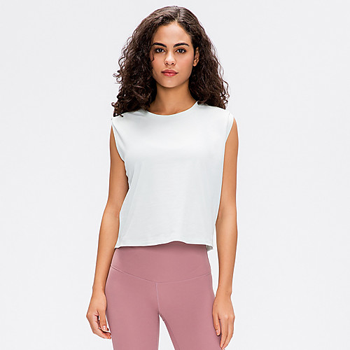 Women's Yoga Top Solid Color White Black Purple Dusty Rose Pink Elastane Yoga Running Fitness Vest / Gilet Sleeveless Sport Activewear Breathable Quick Dry Comfortable Stretchy
Women's Yoga Top Solid Color White Black Purple Dusty Rose Pink Elastane Yoga Running Fitness Vest / Gilet Sleeveless Sport Activewear Breathable Quick Dry Comfortable Stretchy