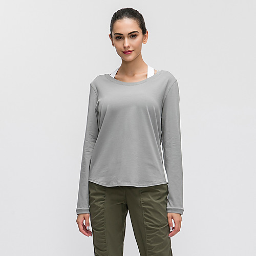 Women's Yoga Top Cut Out Solid Color Black Purple Green Blue Elastane Yoga Running Fitness Tee / T-shirt Long Sleeve Sport Activewear Breathable Quick Dry Comfortable Stretchy
Women's Yoga Top Cut Out Solid Color Black Purple Green Blue Elastane Yoga Running Fitness Tee / T-shirt Long Sleeve Sport Activewear Breathable Quick Dry Comfortable Stretchy