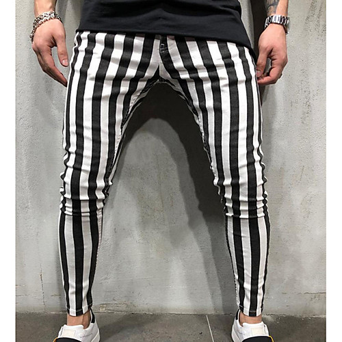 Men's Basic Chinos Pants - Striped / Plaid / Checkered White Black US32 / UK32 / EU40 US34 / UK34 / EU42 US36 / UK36 / EU44
Men's Basic Chinos Pants - Striped / Plaid / Checkered White Black US32 / UK32 / EU40 US34 / UK34 / EU42 US36 / UK36 / EU44