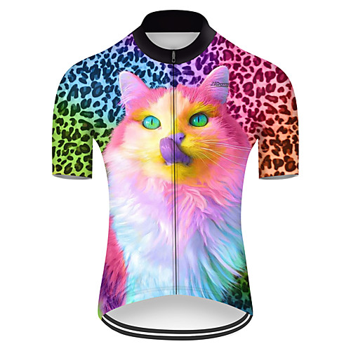 21Grams Men's Short Sleeve Cycling Jersey RedBlue Rainbow Bike Top Mountain Bike MTB Road Bike Cycling Breathable Sports Clothing Apparel / Micro-elastic
21Grams Men's Short Sleeve Cycling Jersey RedBlue Rainbow Bike Top Mountain Bike MTB Road Bike Cycling Breathable Sports Clothing Apparel / Micro-elastic