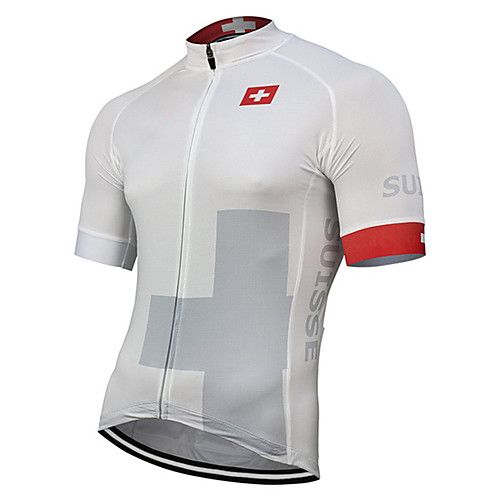 21Grams Men's Short Sleeve Cycling Jersey GrayWhite Bike Jersey Top Mountain Bike MTB Road Bike Cycling UV Resistant Breathable Quick Dry Sports Clothing Apparel / Stretchy
21Grams Men's Short Sleeve Cycling Jersey GrayWhite Bike Jersey Top Mountain Bike MTB Road Bike Cycling UV Resistant Breathable Quick Dry Sports Clothing Apparel / Stretchy