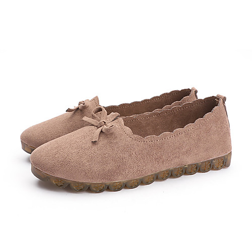 Women's Flats Spring & Fall / Spring & Summer Flat Heel Round Toe Casual Daily Bowknot Suede Green / Black / Light Pink
Women's Flats Spring & Fall / Spring & Summer Flat Heel Round Toe Casual Daily Bowknot Suede Green / Black / Light Pink