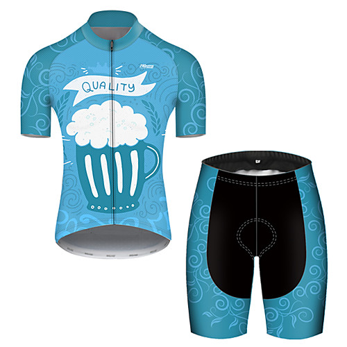 21Grams Men's Short Sleeve Cycling Jersey with Shorts Black / Blue Oktoberfest Beer Bike Breathable Sports Patterned Mountain Bike MTB Road Bike Cycling Clothing Apparel / Stretchy
21Grams Men's Short Sleeve Cycling Jersey with Shorts Black / Blue Oktoberfest Beer Bike Breathable Sports Patterned Mountain Bike MTB Road Bike Cycling Clothing Apparel / Stretchy