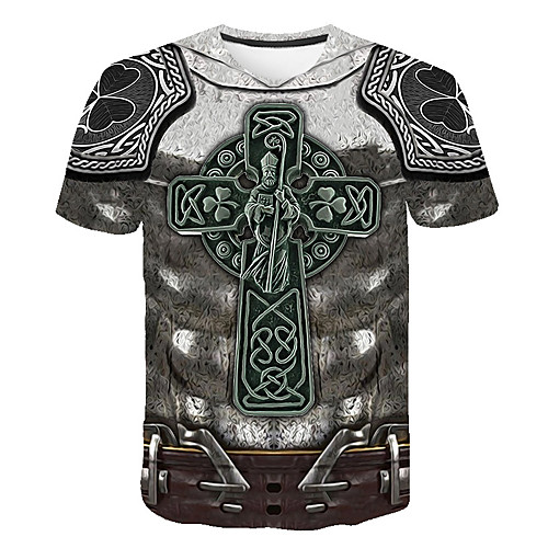 Men's Club Weekend Street chic / Punk & Gothic T-shirt - Color Block / 3D / Tribal Fantastic Beasts, Print Gray
Men's Club Weekend Street chic / Punk & Gothic T-shirt - Color Block / 3D / Tribal Fantastic Beasts, Print Gray