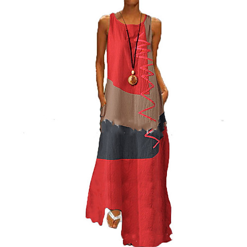 Women's 2020 Red Khaki Summer Dress Casual Chinoiserie Shift Color Block S M
Women's 2020 Red Khaki Summer Dress Casual Chinoiserie Shift Color Block S M