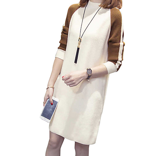 Women's 2020 Khaki White Fall Winter Dress Casual Holiday Going out A Line Color Block M L
Women's 2020 Khaki White Fall Winter Dress Casual Holiday Going out A Line Color Block M L