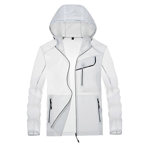 Men's Hiking Jacket Outdoor Waterproof Windproof Breathable Quick Dry Hoodie Top Spandex Fishing Climbing Beach White / Grey / Blue
Men's Hiking Jacket Outdoor Waterproof Windproof Breathable Quick Dry Hoodie Top Spandex Fishing Climbing Beach White / Grey / Blue