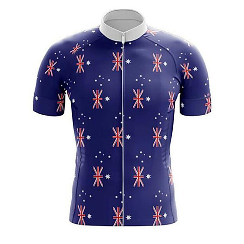 21Grams Men's Short Sleeve Cycling Jersey RedBlue Bike Jersey Top Mountain Bike MTB Road Bike Cycling UV Resistant Breathable Quick Dry Sports Clothing Apparel / Stretchy
21Grams Men's Short Sleeve Cycling Jersey RedBlue Bike Jersey Top Mountain Bike MTB Road Bike Cycling UV Resistant Breathable Quick Dry Sports Clothing Apparel / Stretchy