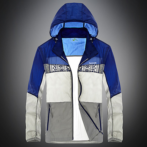 Men's Hiking Jacket Outdoor Patchwork Waterproof Breathable Quick Dry Anti-Eradiation Hoodie Top Fishing Climbing Beach Army Green / Light Grey / Sky Blue
Men's Hiking Jacket Outdoor Patchwork Waterproof Breathable Quick Dry Anti-Eradiation Hoodie Top Fishing Climbing Beach Army Green / Light Grey / Sky Blue