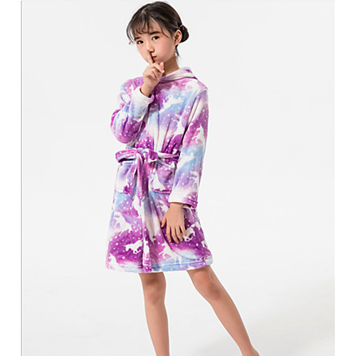 Kid's Kigurumi Pajamas Bathrobe Unicorn Flying Horse Onesie Pajamas Flannelette Purple / Light Purple / Pink Cosplay For Boys and Girls Animal Sleepwear Cartoon Festival / Holiday Costumes
Kid's Kigurumi Pajamas Bathrobe Unicorn Flying Horse Onesie Pajamas Flannelette Purple / Light Purple / Pink Cosplay For Boys and Girls Animal Sleepwear Cartoon Festival / Holiday Costumes