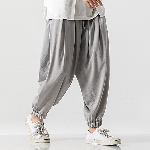 Men's Sporty / Chinoiserie Chinos Pants - Solid Colored Drawstring Comfort Khaki Light gray Dark Gray US32 / UK32 / EU40 US34 / UK34 / EU42
Men's Sporty / Chinoiserie Chinos Pants - Solid Colored Drawstring Comfort Khaki Light gray Dark Gray US32 / UK32 / EU40 US34 / UK34 / EU42