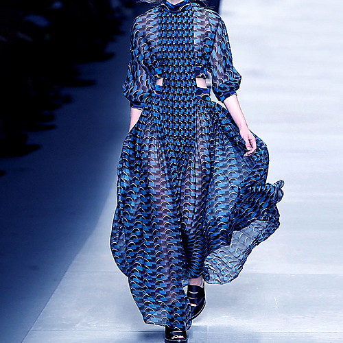 Sheath / Column High Neck Floor Length Chiffon Bohemian / Blue Holiday / Cocktail Party Dress with Pattern / Print 2020
Sheath / Column High Neck Floor Length Chiffon Bohemian / Blue Holiday / Cocktail Party Dress with Pattern / Print 2020