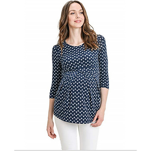 Women's Tops Maternity Geometric Blouse Round Neck Daily Spring Summer Dusty Blue Gray Light Blue S M L XL
Women's Tops Maternity Geometric Blouse Round Neck Daily Spring Summer Dusty Blue Gray Light Blue S M L XL
