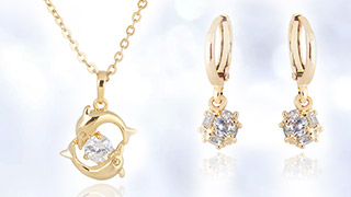 18K vergoldeter Schmuck Ku Niu