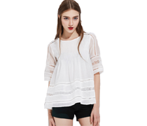 Womens Basic White Tops