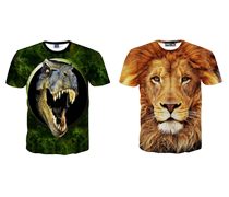 Camisetas Estilosas com Estampas 3D