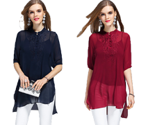 Summer Chiffon Women's Tops on Sale