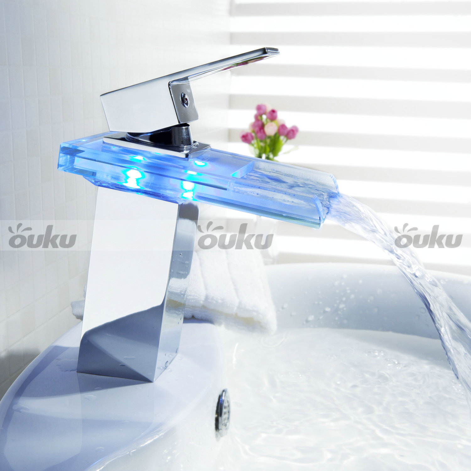Cascade chrome mitigeur nl mural en laiton robinet baignoire ...