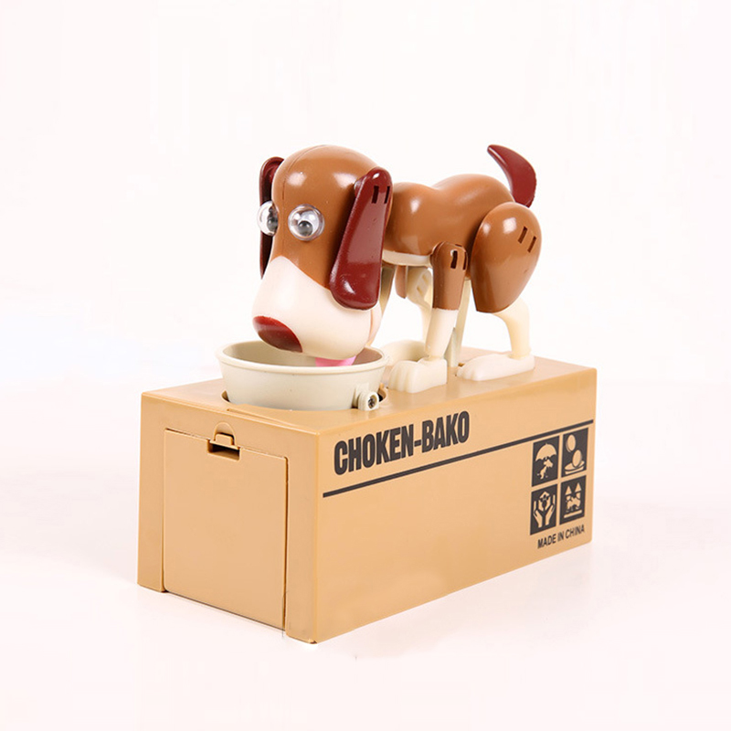NEW Choken Bako Greedy Dog Mechanical Robotic Coin Money Bank Saving ...