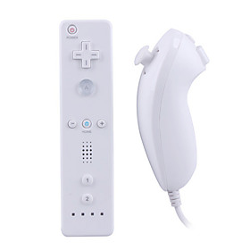 Remote and Nunchuk Controller for Wii/Wii U (White) Remote and Nunchuk Controller for Wii/Wii U (White)