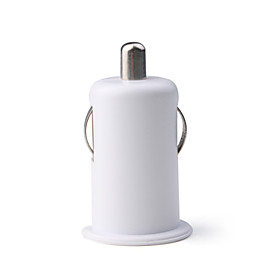 Car Cigarette Powered 1000mA USB Adapter/Charger - White (DC 12V) for iPhone 6 iPhone 6 Plus