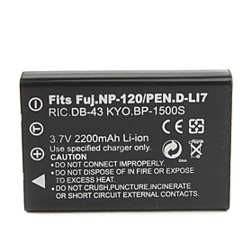 2200mAh 3.7v fotocamera digitale batteria NP-120 per Fujifilm FinePix F10, F11, finepix603