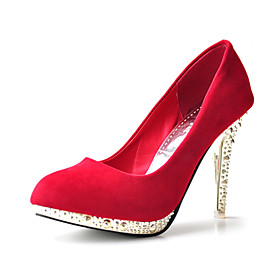 Suede Upper Stiletto Heel Pumps Party/ Evening Shoes More Colors