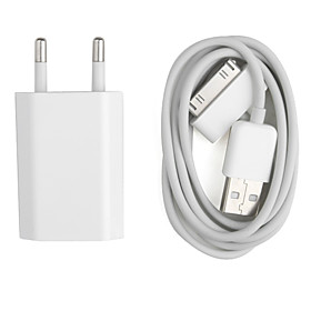 USB Charger Cable for iPhone 4/4S (Apple 30 pin)