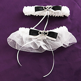 Deluxe Loving Hearts Wedding Garter (Set of 2)