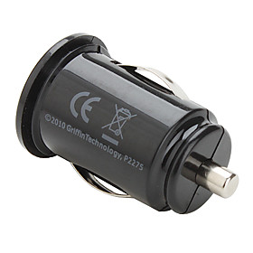 Dual USB Cigarette Charger for the New iPad, iPad 2, iPhone 4 and 4S (2100mA, Black)