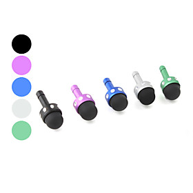 Mini Stylus Touch Pen with Anti-Dust Plug Strap for iPhone (Assorted Color)