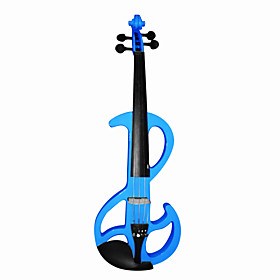 chow er - (ev08) 4/4 basswood elektrisk violin tøj (multi-farve)